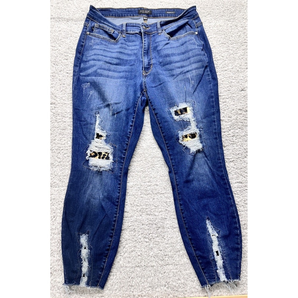 Judy Blue Distressed Blue Jeans for Women